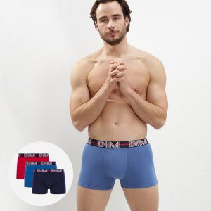 3-pack red, dark blue and sly blue trunks - Dim Powerful