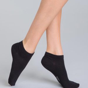 Set of 2 pairs women's cotton low-cut socks
