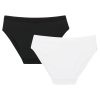 2 pack white briefs for girl - Pocket Micro