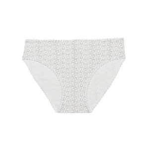 White brief with logo print for girl - Dim Touch
