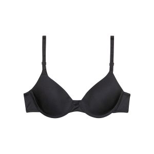 Girl's black cup bra Dim Invisible
