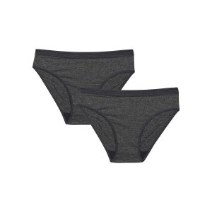 Girl's Dark Chiné Microfibre Panties Dim Micro