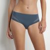 Porcelain Blue microfiber and tulle briefs Dim Generous