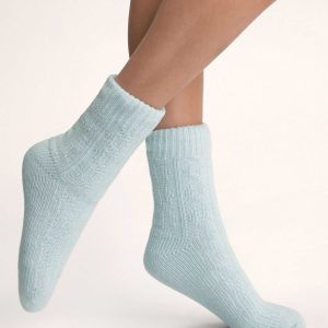 Women's warm sock Sky Blue Cocoon Fleece