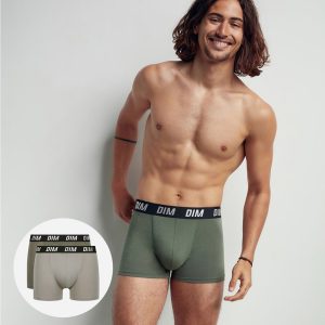 Green Dim Sport Pack of 2 men's boxers with active temperature regulation