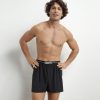Men's cotton briefs Black Dim Icons Essentiel