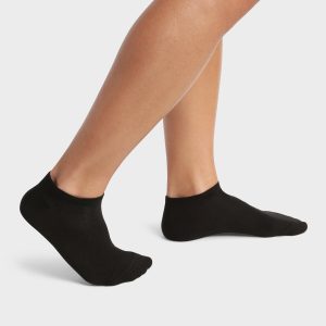 Pack of 2 pairs of Black men's socks in organic cotton Dim Good