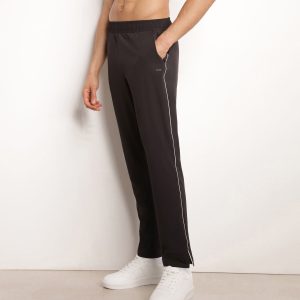 Men's stretch jersey chino trousers Black Dim Move