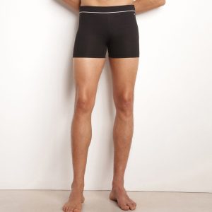 Men's swimming costume in black microfibre Dim Move