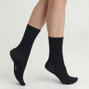 Women's socks Black satin Dim Fashion