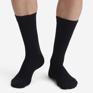 Pack of 2 pairs of black Thermo socks for men
