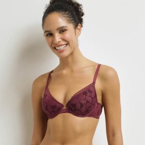 Fig Art Flowers underwired basket bra