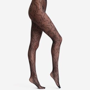 Black tights with bows Dim Style