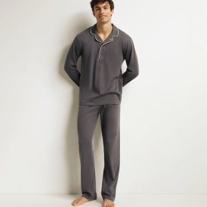 Men's grey pyjama trouser set Dim