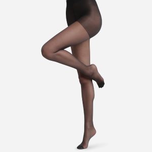 Diam’s Voile Galbé 22 sheer shaping tights in black
