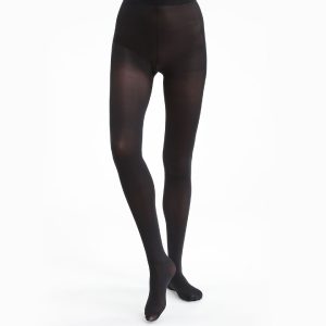 Black Diam’s Jambes Fuselées 45 leg shaper tights