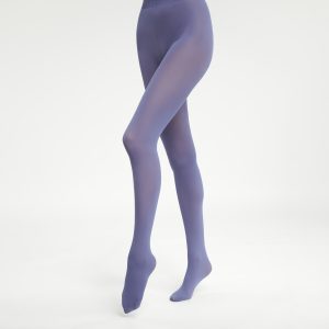 Women's 50D Microfibre Midnight Blue Dim Opaque Velvety Tights