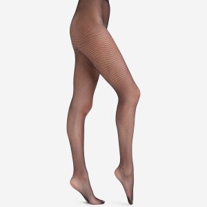 Madame So Fashion 73 fishnet tights in black