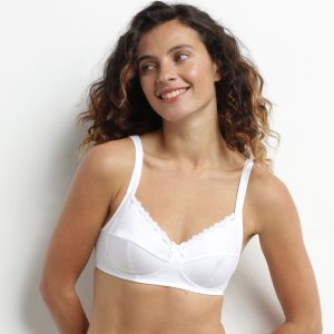 White EcoDIM wireless bra