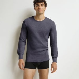 Men's blue-grey cotton T-shirt Dim Thermal